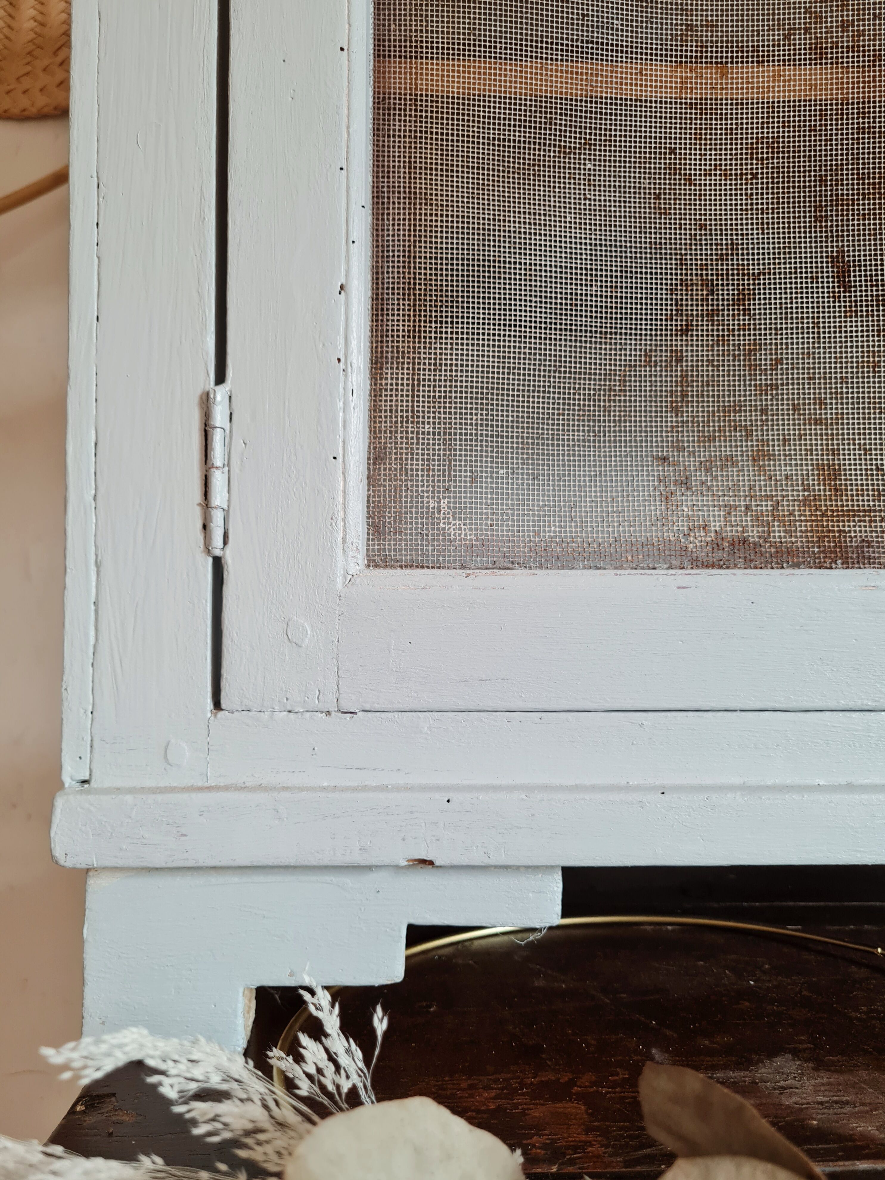 Wood pantry and old fence