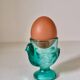 Coquetier poule en verre