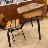Vintage school desk – DeLagrave Paris, 1950