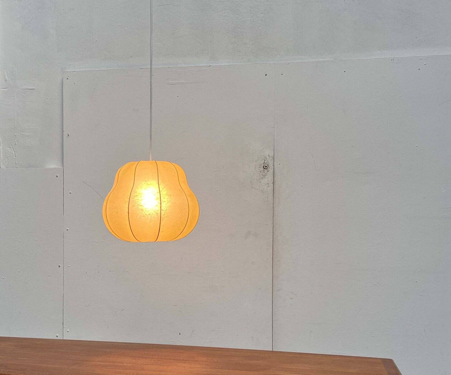 Suspension Cocoon Mid-Century Modern by Friedel Wauer for Goldkant Leuchten, 1960s