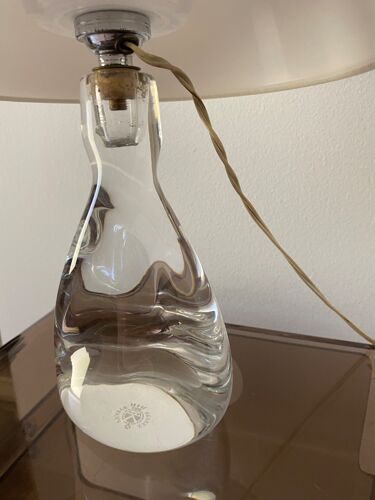 Lampe à poser en cristal de Sèvres, France