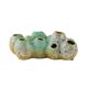 Ceramic vase – flower frog, Danish design, 1960s, made in Denmark