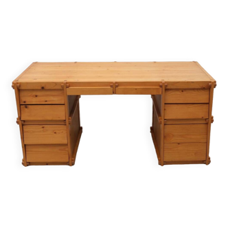 Modernist Pine Desk, 1970