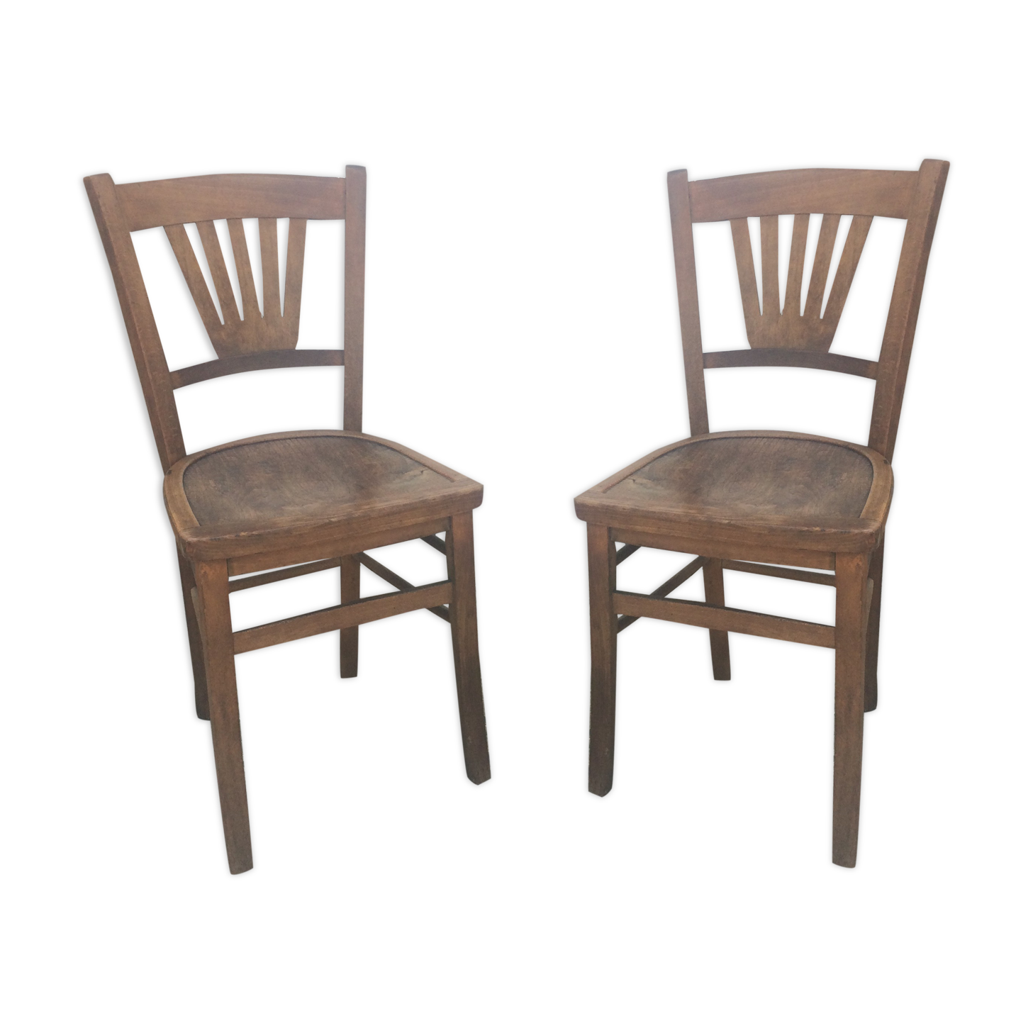 Pair of bistro chairs