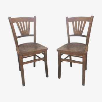 Paire de chaises bistrot