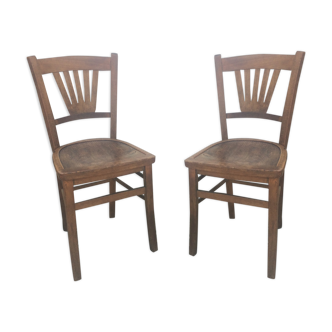 Paire de chaises bistrot