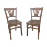 Pair of bistro chairs