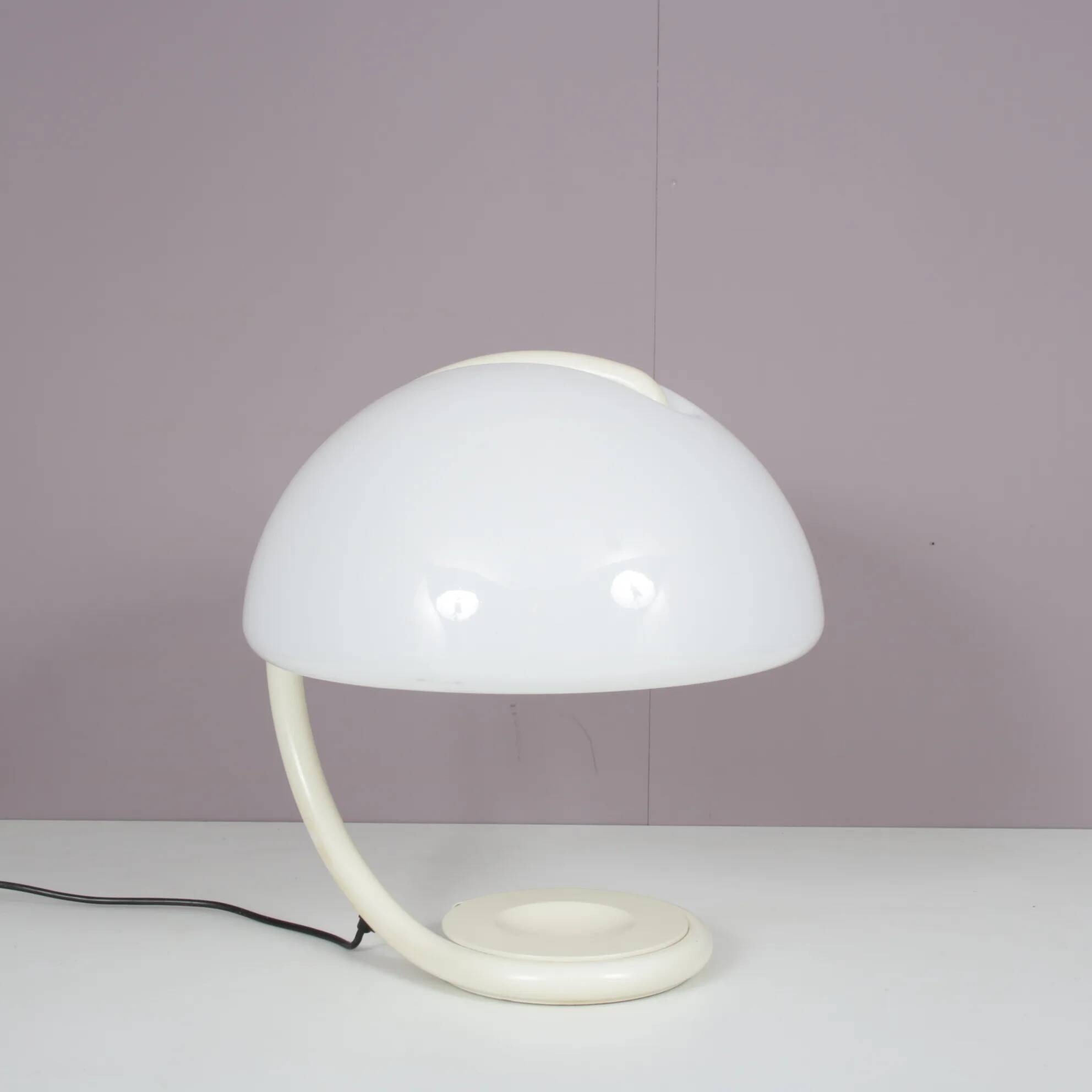 Lampe de table "Serpente" des années 1970 par Elio Martinelli pour Martinelli, Italie