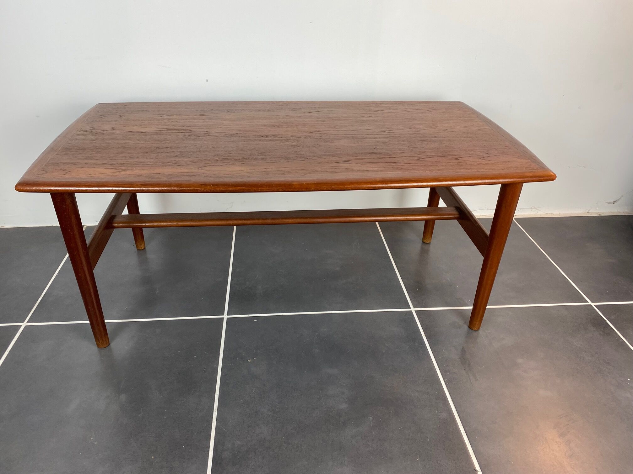 Vintage Scandinavian teak coffee table 1960