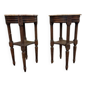 Paire de guéridons style