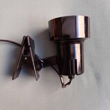 80's black clamp spot lamp