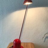 Vintage red articulated lamp