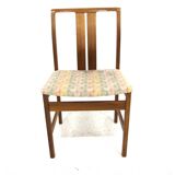Set of 6 Scandinavian walnut chairs, Sweden, 1960