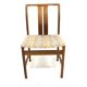 Set de 6 chaises scandinave en noyer, Suède, 1960