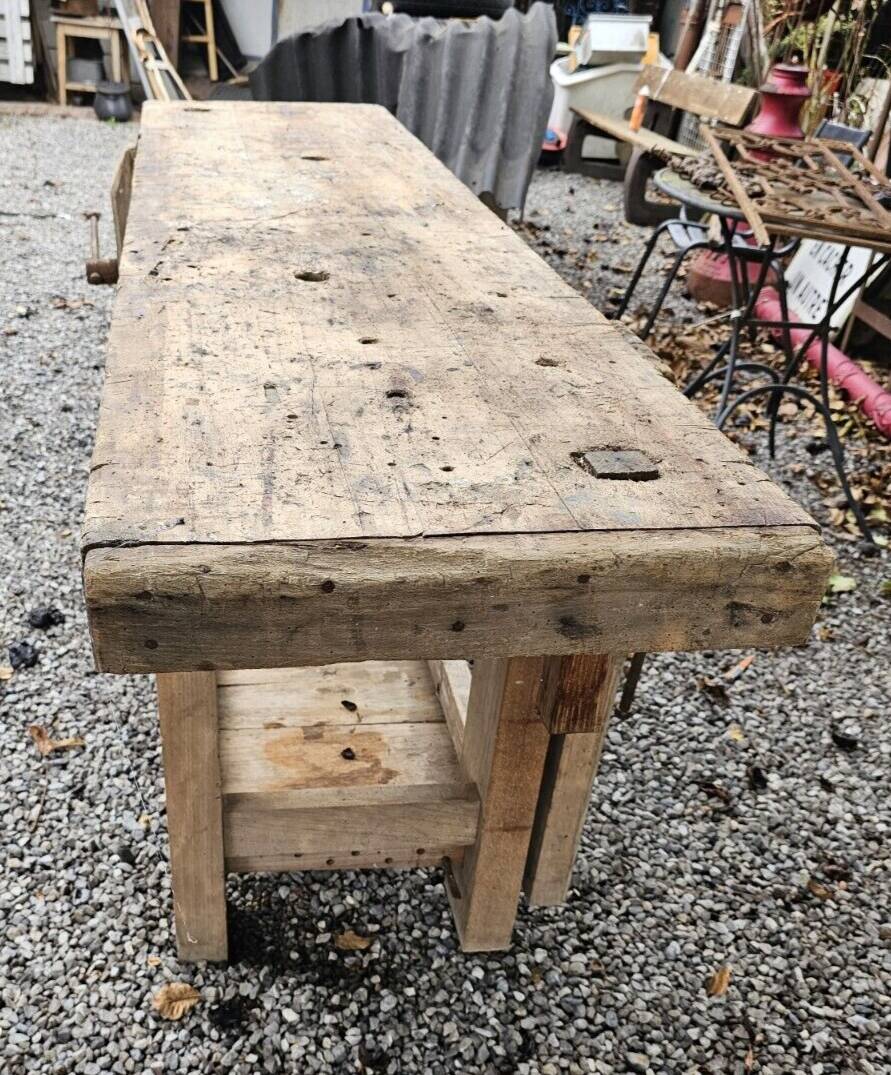 beech cabinetmaker's workbench