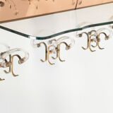 Mirror - venetian art-deco coat holder 126x193cm