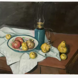 Old painting oil on canvas still life