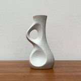 White sculptural vases by Peter Müller for Sgrafo Modern, 1960s, set of 6.