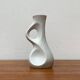 White sculptural vases by Peter Müller for Sgrafo Modern, 1960s, set of 6.