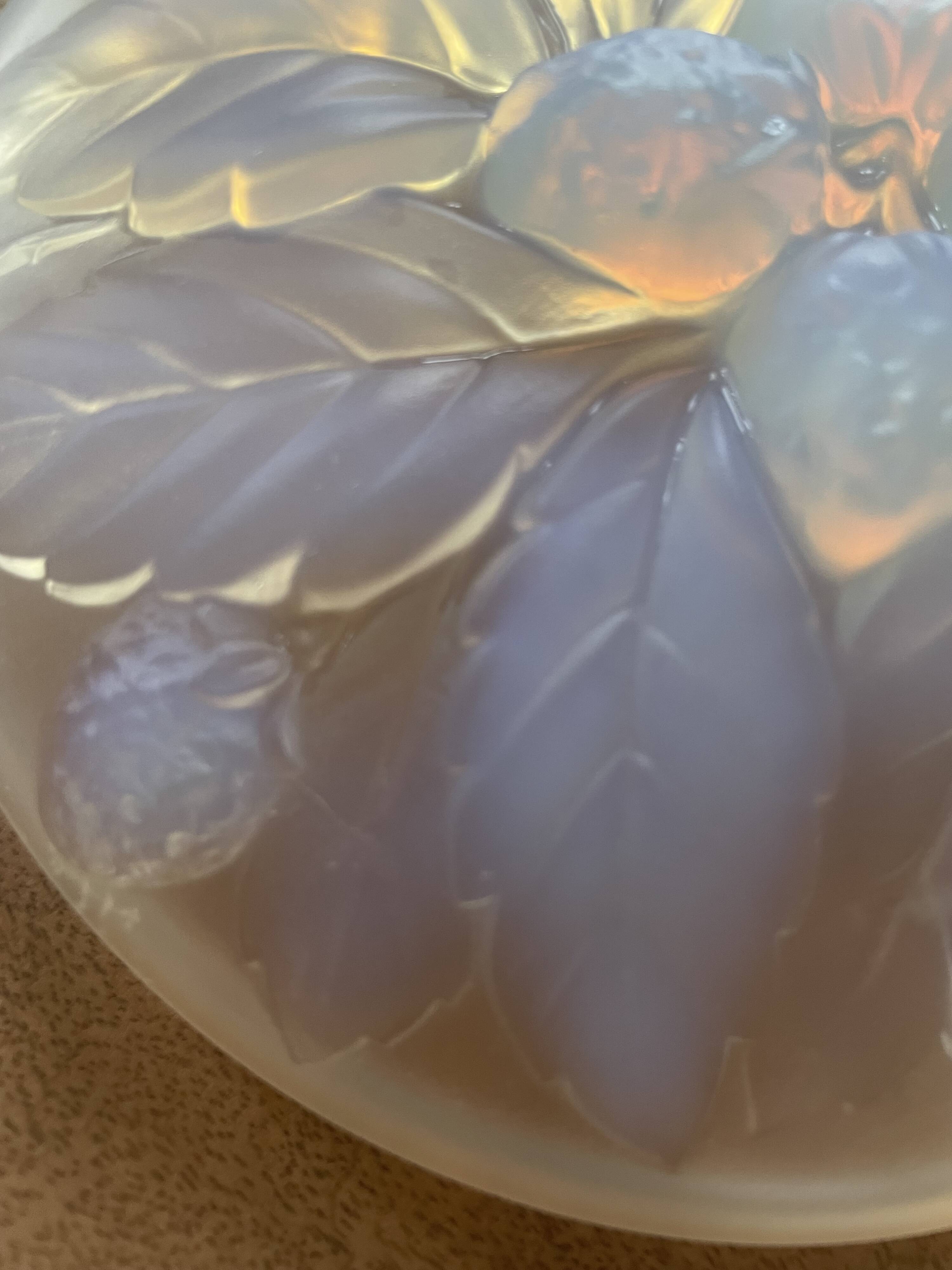 Cesari France opalescent glass bowl