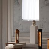 Large wooden sculpture "Black Elegance" by Ole Wettergren, Denmark, 1990s.