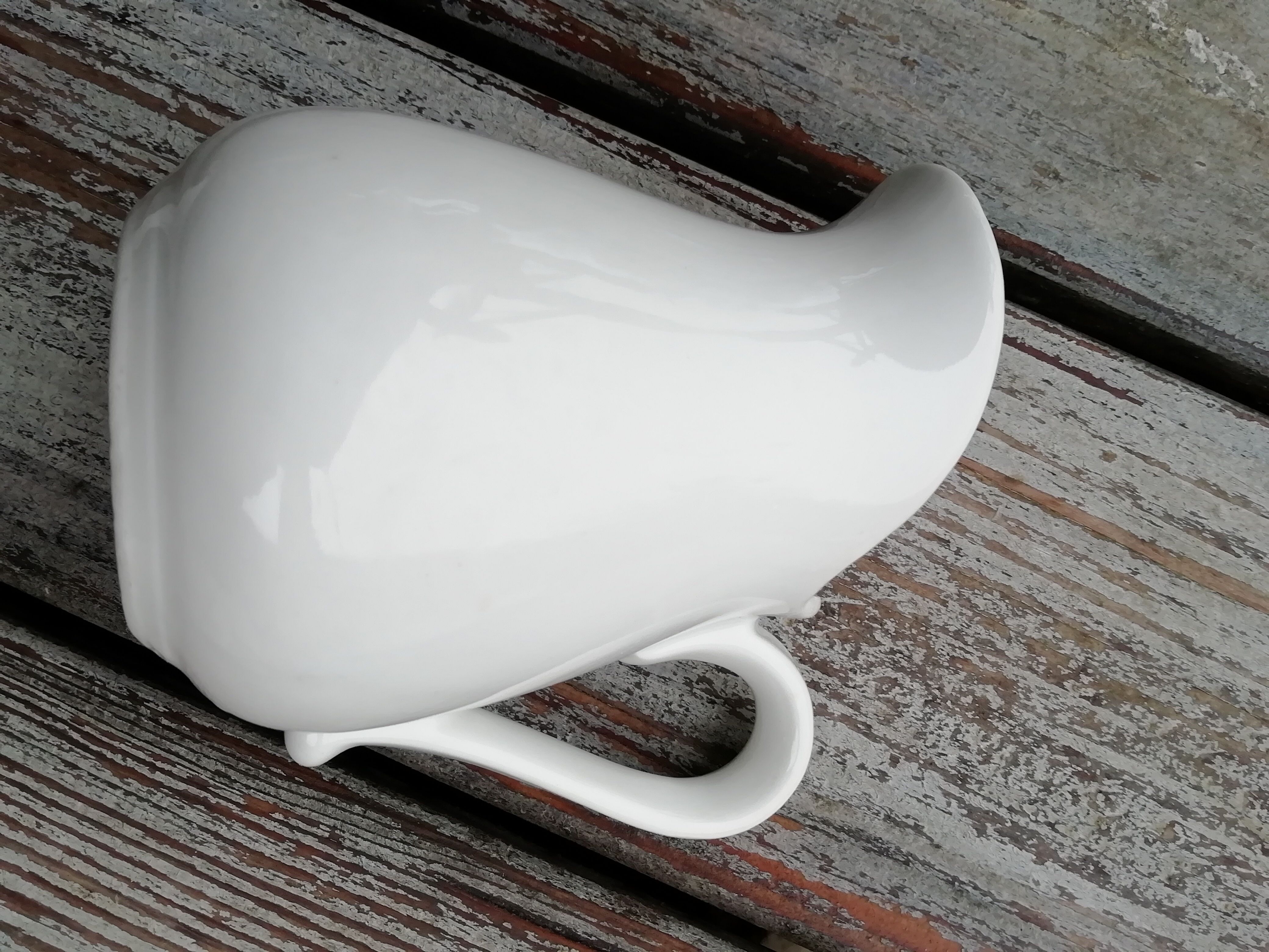 Pitcher white milk pot