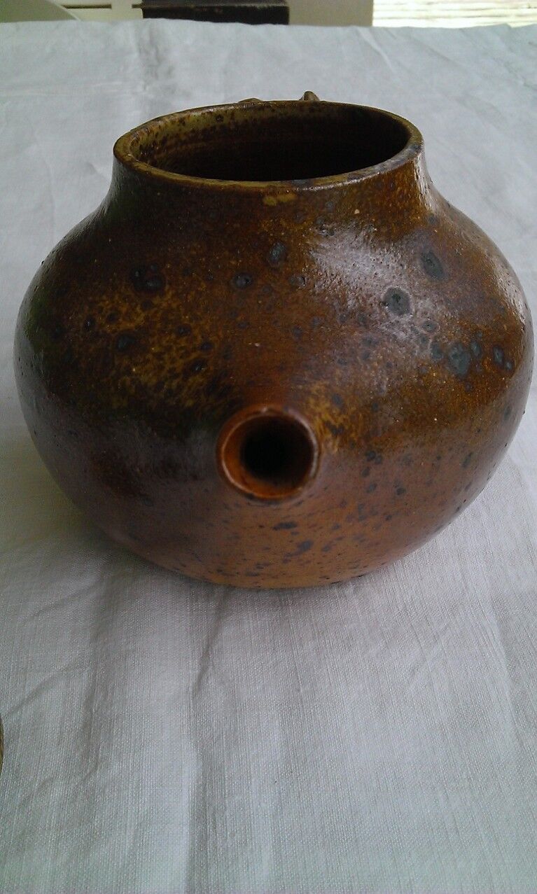 Charles Gaudry's sandstone teapot, Saint Amand sandstone of Puysaye