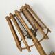 Double-branched rattan wall sconce
