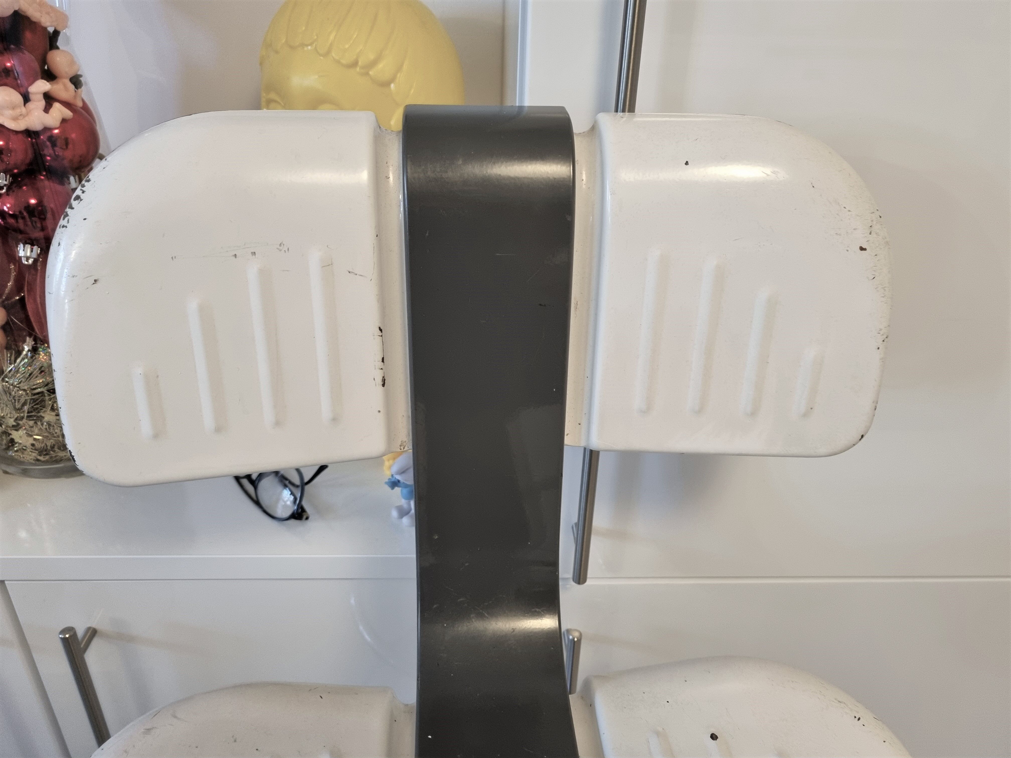 Pair of bar stool 70s brand signed brand mirima