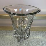 Openwork crystal vase from the 60s/70s