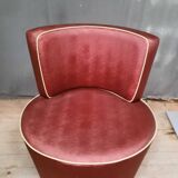Vintage red armchair