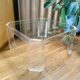 Table basse athena par david lange. 1970. 70x70