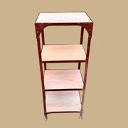 Old industrial shelf, workshop furniture