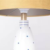 Set of 2 porcelain table lamps by Le Dauphin, 1970s