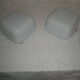 Pair of wall lamps or square ceiling lamp from the 50s