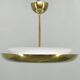 Josef Hurka Art Deco UFO Chandelier, Czechoslovakia 1930s