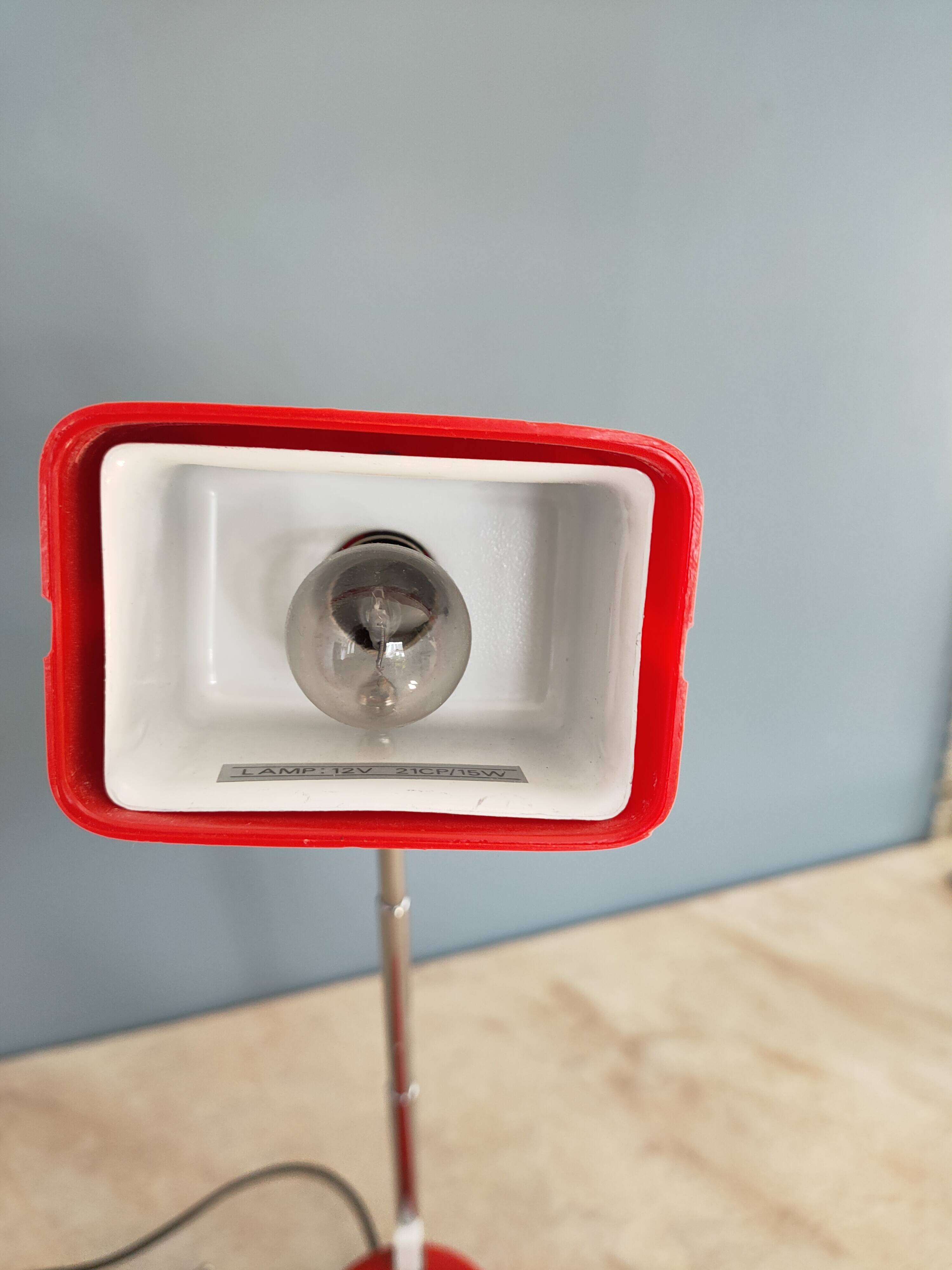 Vintage telescopic desk lamp