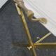 Vintage metal folding side table