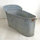 Vintage zinc basin 1940