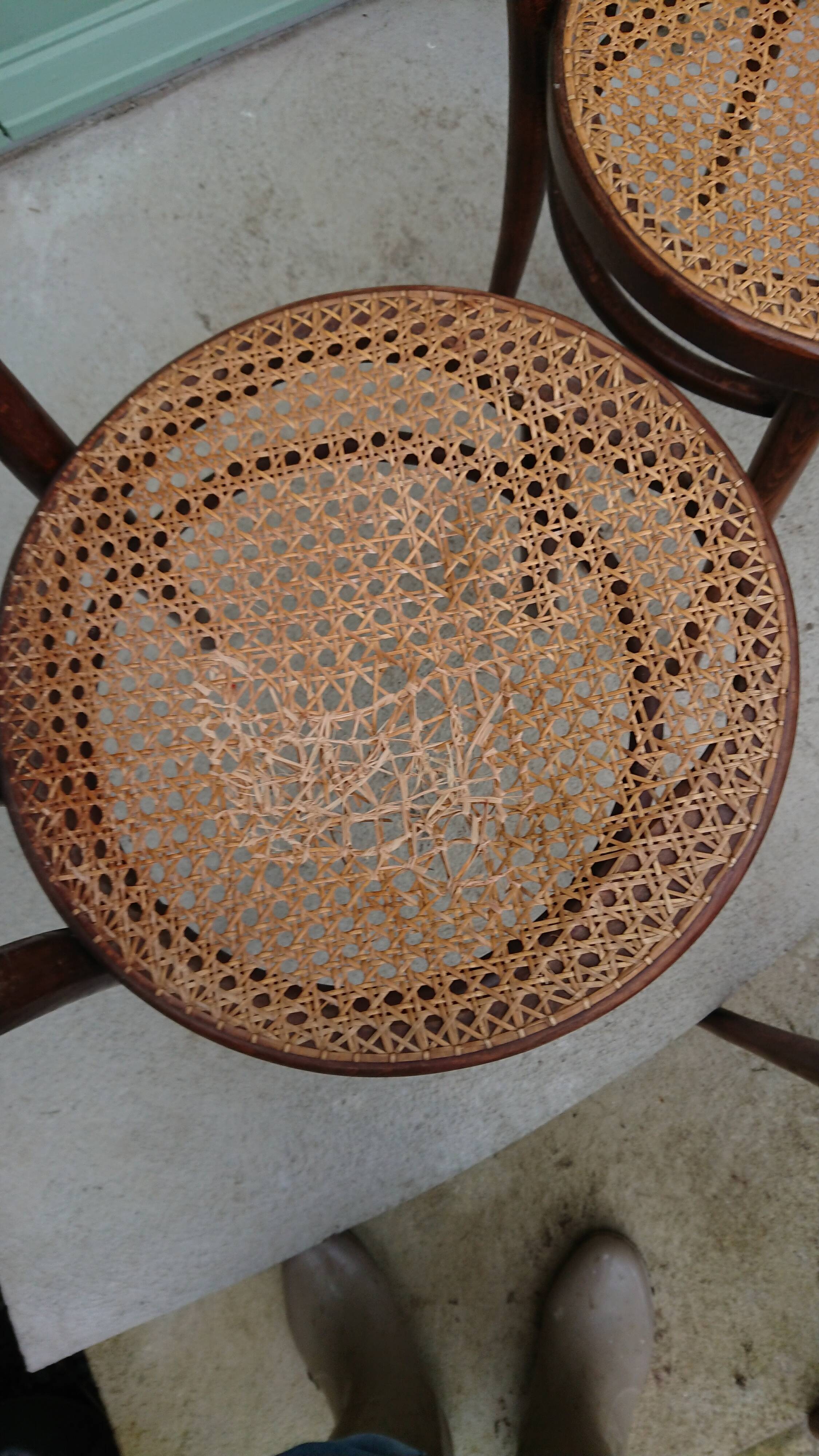 Bistro chairs cannee lot of 6