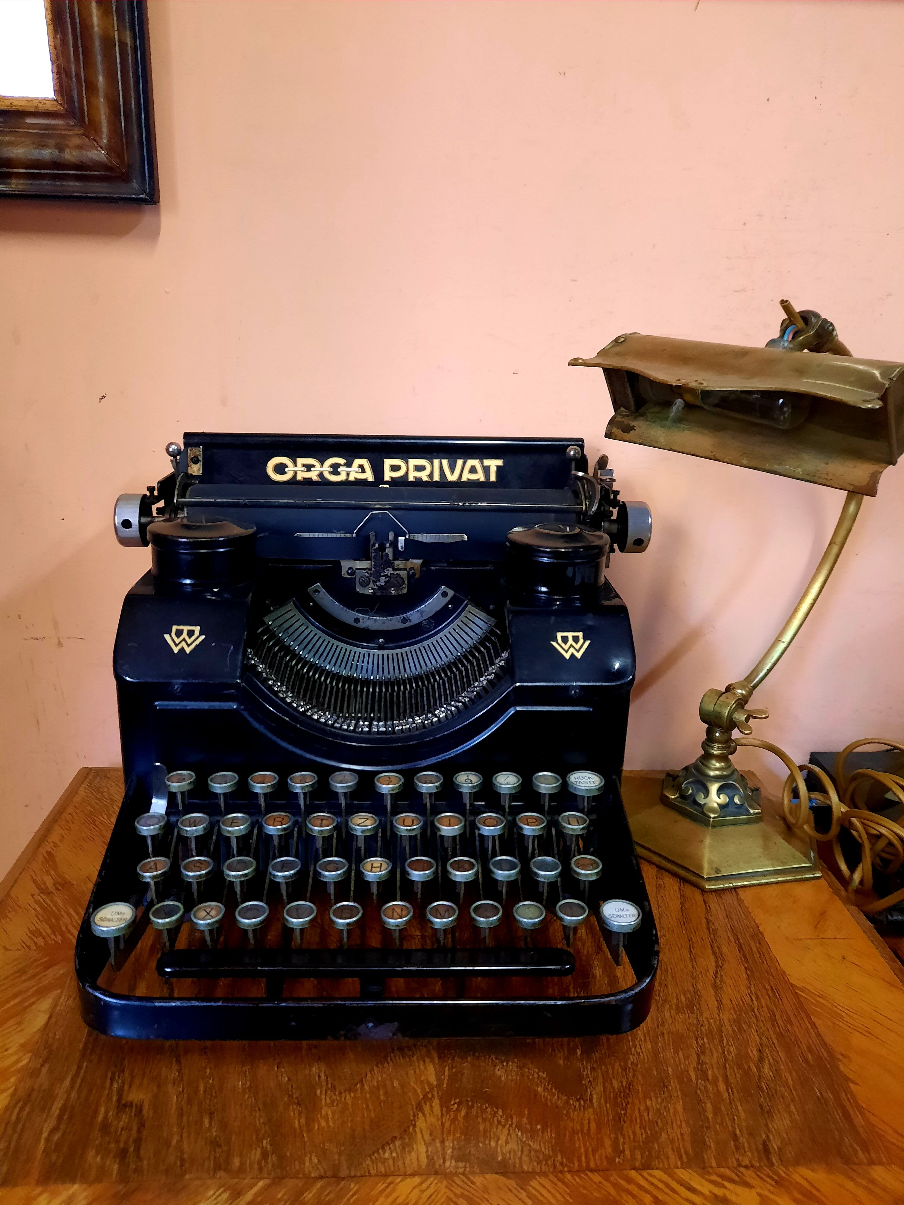 Old typewriter