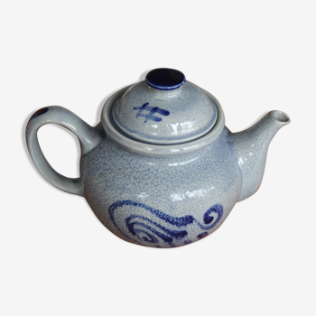 Rustic ceramic teapot glazed 1.4 L