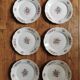 Vintage flat plates Digoin, Colbert