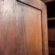 Antique linen cupboard in solid walnut from the 19th century – Louis Philippe