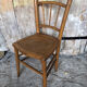 Chair bistrot in wood turned 70s vintage