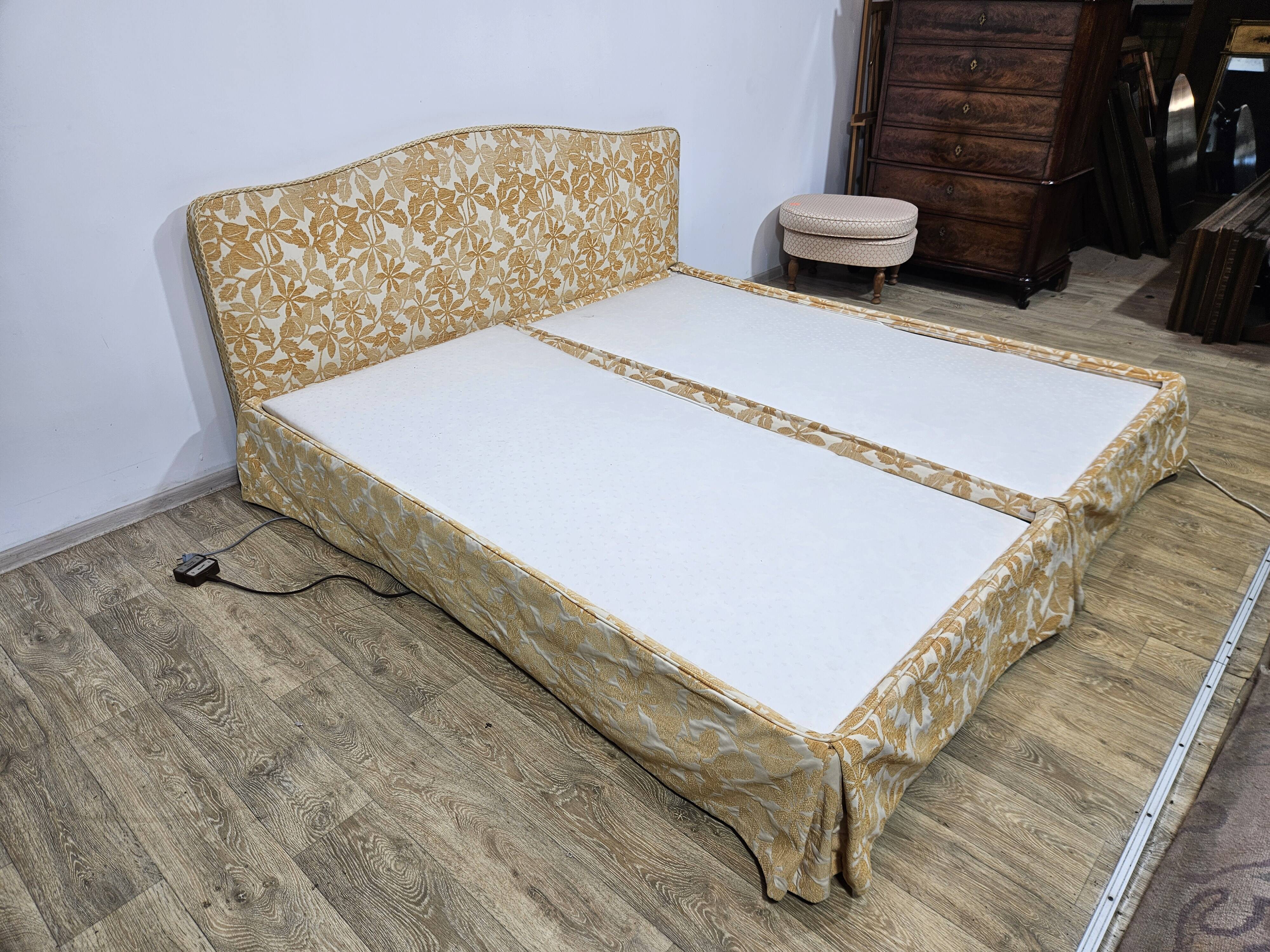 Exclusive Dual electric bed 200 cm x 200 cm - Vintage Gold 1970s.