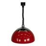 Red space age hanging lamp from Cosack Leuchten