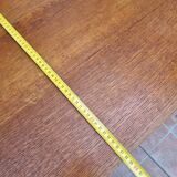 Square table in art deco style in oak, removable