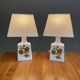 Paire de lampes "design 1950".