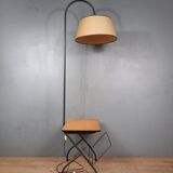 Vintage magazine door floor lamp